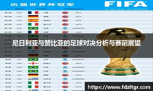 尼日利亚与赞比亚的足球对决分析与赛前展望