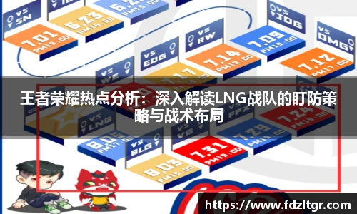 王者荣耀热点分析：深入解读LNG战队的盯防策略与战术布局